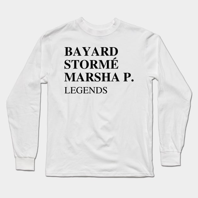 LEGENDS T-Shirt, BLM Shirt, Black Excellence, Unisex Tee Long Sleeve T-Shirt by SailorDesign